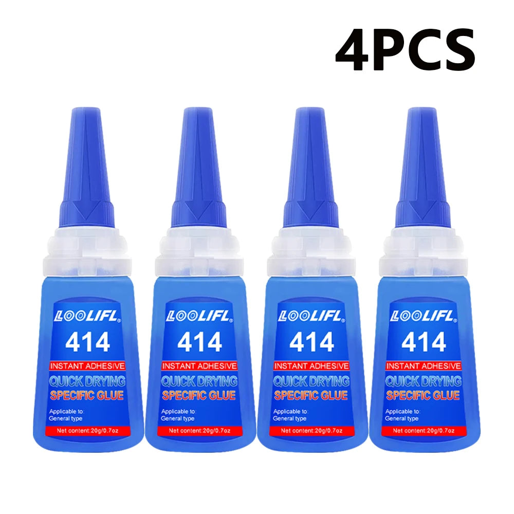 Strong Nail Art Adhesive Glue for Press on Nails False Tips Rhinestone Pearl Metal Chain Decoration, Quick Dry DIY Manicure Glue