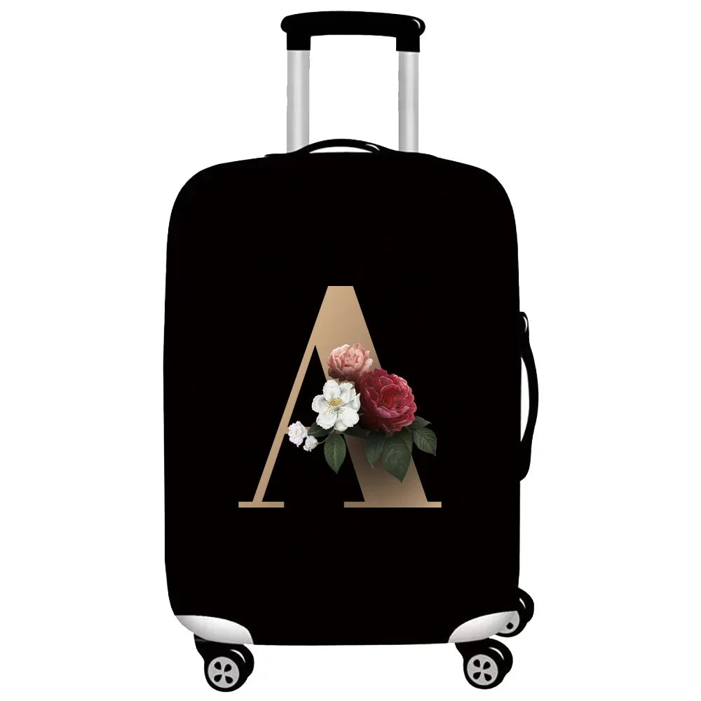 Luggage Protective Cover Travel Accessories Suitcase Dust Wear-resistant Gold Letter Series Protective Case 2026 Fashion