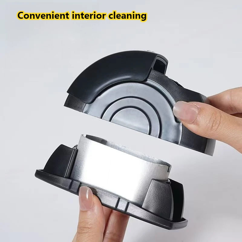 Car Ashtray Door Style Smokeless Ash Tray With Lid Portable Auto Truck Trash Bin Garbage Can Stainless Steel Liner Accessory