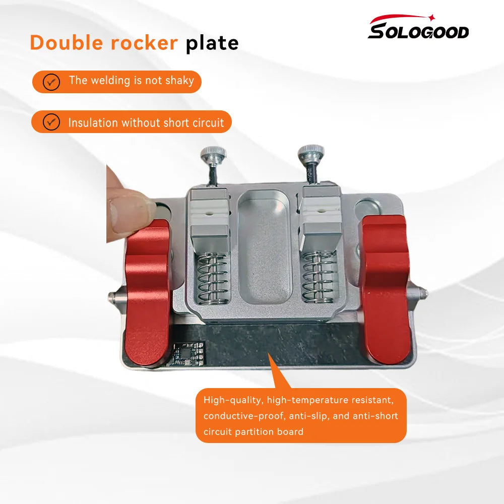 Multi Functional Auxiliary Hand Soldering Table with Crocodile Clip Heat-resistant Fixture for PCB Circuit Board Maintenance
