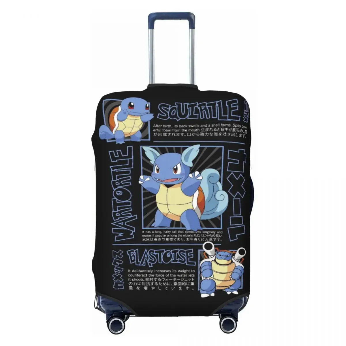Luggage Cover P-Pikachizer Design Elastic Fabric 18-32 Inch Suitcases Anti-Scratch Dustproof Travel Protective Cover