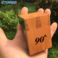 90 Degree Japanese Black Walnut Dovetail Saw Guide Magnetic Hand Cut Jig Marker Wood Joint Gauge for Precision Woodworking