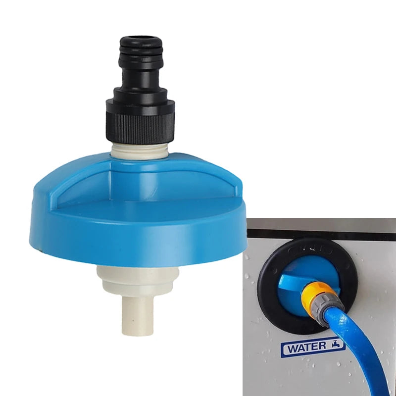 RV Water Tank Inlet Filler Quick Hose Connector Rheinland Water Filling Port Adapter Cap For Motorhome Caravan Camper Van