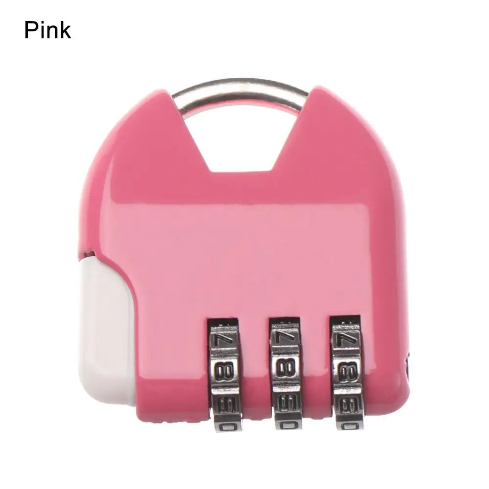 3 Dial Digit Number Code Password Combination Padlock Security Travel Safe Lock for Padlock Luggage Lock of Gym