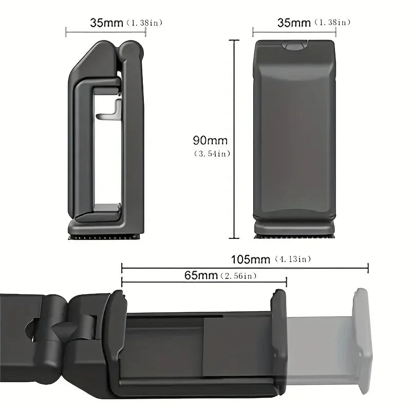Airplane Mobile Phone Holder Adjustable Phone Stand for Car Travel Selfie Rotating Desk Clamp Foldable Hook Universal Mount