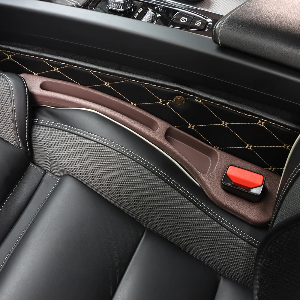 For BMW 1 Series F20 F21 116 118 120 125 135 2012 2013 2014 2015 2016 2017 2018 2019 2PCS Car Seat Leak Proof Strips Storage
