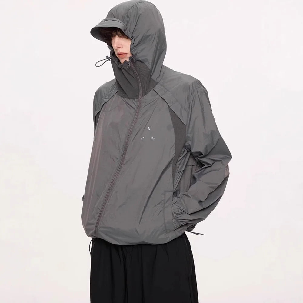2026 Spring Hiking Jackets Men Eco Friendly Windbreaker Hot Sell Windproof Oversized Comfortable For Climbing Camping