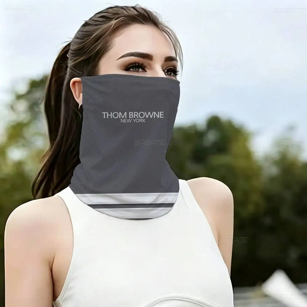 Fashion Brand T-Thom B-Brown UV protection face mask lightweight tube scarf for outdoor riding mountaineering camping