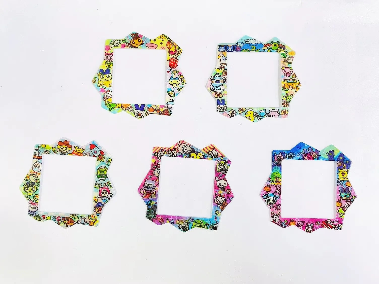 IN STOCK Cannot Be Past Dynamic Lenticular Tamagotchi Paradise Cartoon Characters Diy Handmade Panel Paper And Backboard Paper