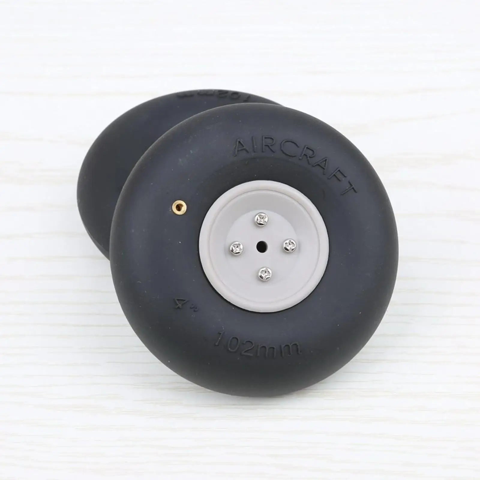 RC Aircraft Accessories Inflatable Rubber Wheel Durable Fixed Wing Tire Easy Installation for Model Airplane Wheel