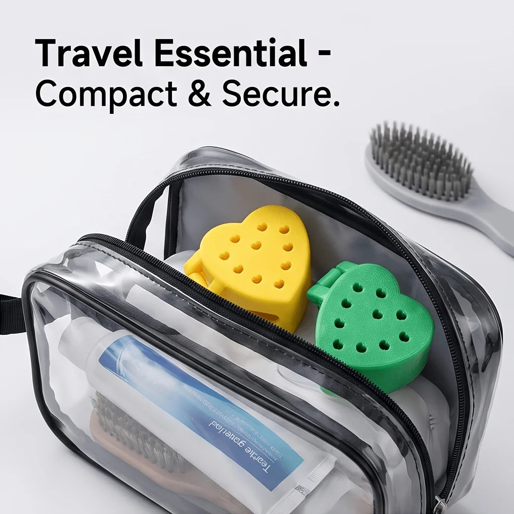 5pcs heart-Shaped Breathable Electric Toothbrush Head Protector, Travel Storage Case, Dust Cover, Lightweight