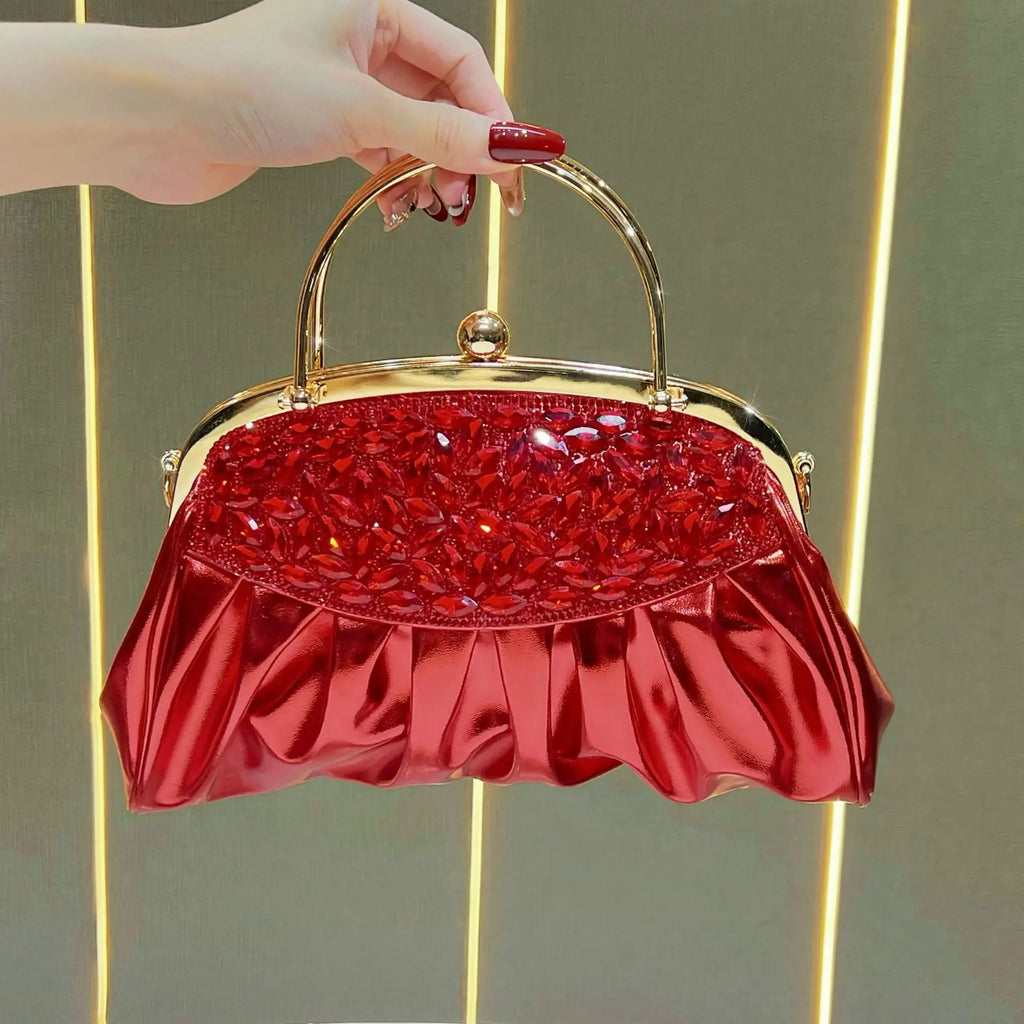 women's bags, light luxury party handbags, diamond-encrusted women's handbags, celebrity temperament, high-end dinner bags