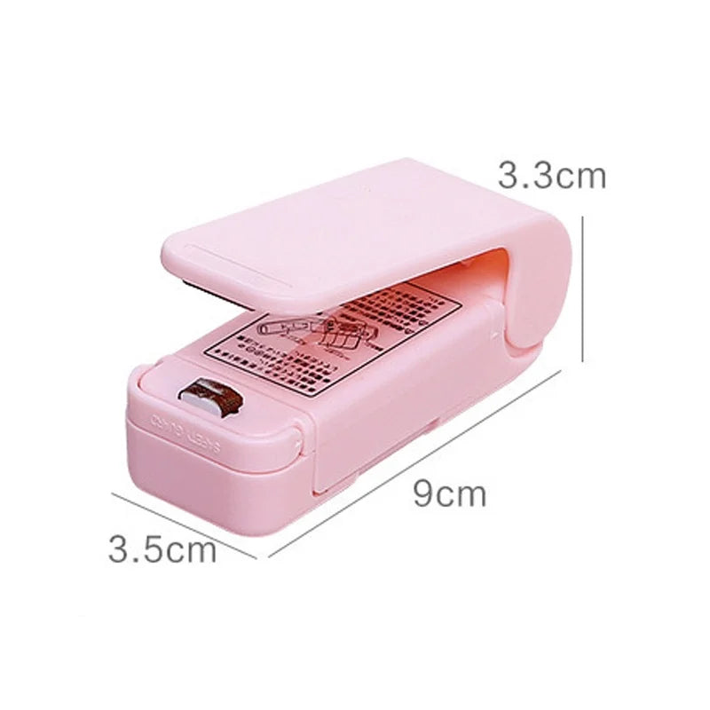 Mini Heat Bag Sealing Machine Package Sealer Bags Thermal Plastic Food Bag Closure Storage Sealer Packing Kitchen Accessories