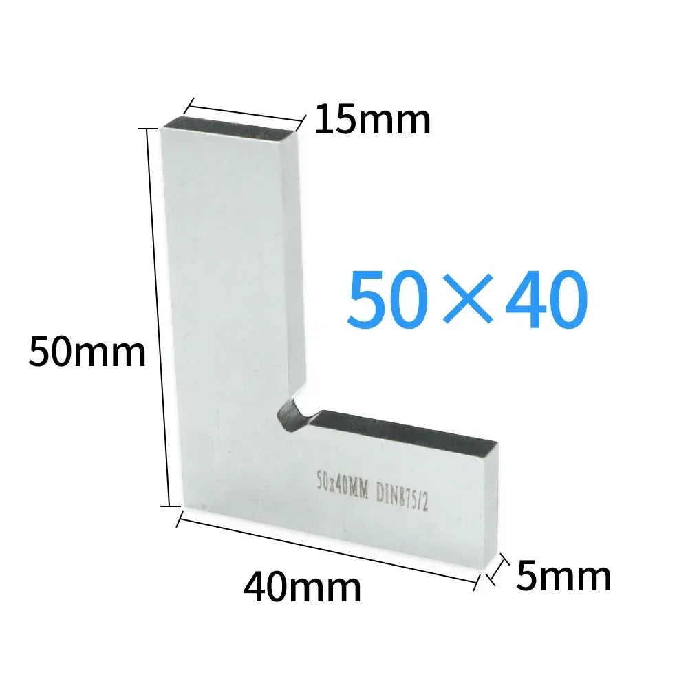 SHANHR 90 Degree Flat Edge Square Carpenter Square Angle Square L-shaped Carpenter's Ruler Marking Gauge Carpenter Tool