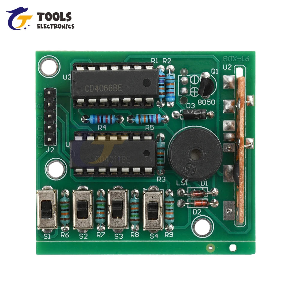 Electronics Soldering Kit 16 Music Box 16-Tone Electronic Module DIY Kit Parts Components Soldering Practice Learning Kits