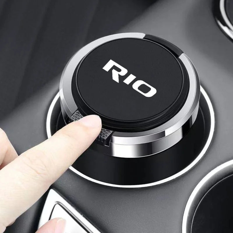 Car Ashtray Cigarette Ash Holds Cup LED Light Automotive Ashtray For Kia Rio Ceed K2 K5 K9 K3 K6 Auto accessories organizer