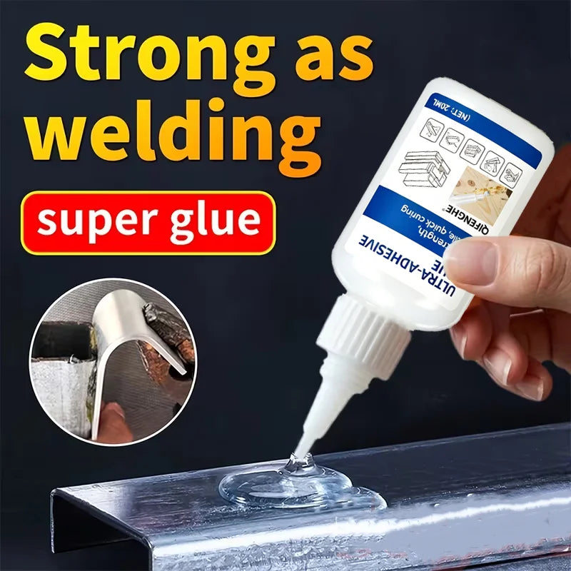 Strong, highly adhesive glue, metal adhesive, plastic adhesive. Suitable for bonding wood, metal, shoes, and ceramics