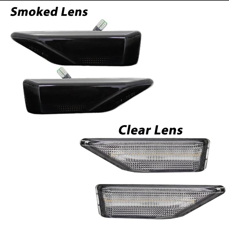 Car LED Front Bumper Side Marker Turn Signal Lights For Honda Pilot 2006 2007 2008 Parking/Driving Lights Fender Flare Lamps 12V