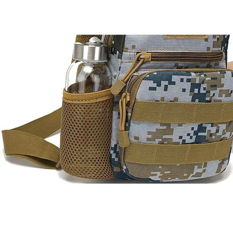 Tactical Shoulder Bag Men Hiking Backpack Nylon Outdoor Hunting Camping Fishing Molle Trekking Chest Sling Bag