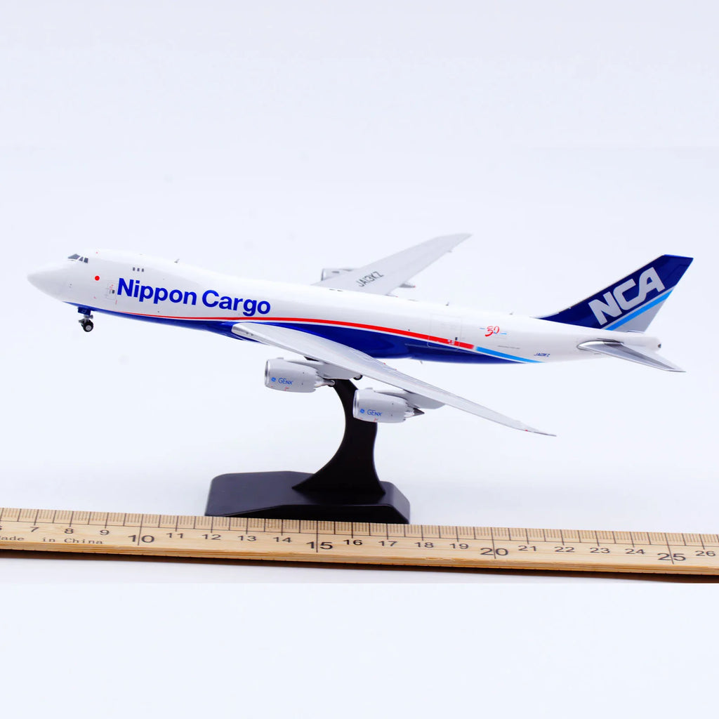 EW4748013 Alloy Collectible Plane Gift JC Wings 1:400 Nippon Cargo Airlines Boeing B747-8F Diecast Aircraft Jet Model JA13KZ