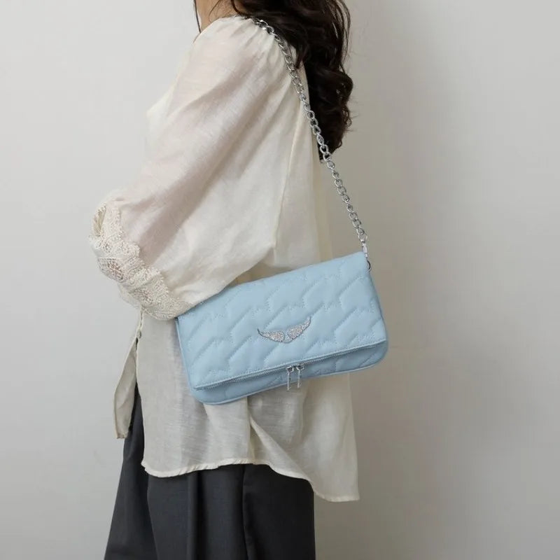 High Quality Designer Diaper Bag For Women Simple Vintage Handbag Leather Crossbody Shoulder Purse Tote Messenger Satchel