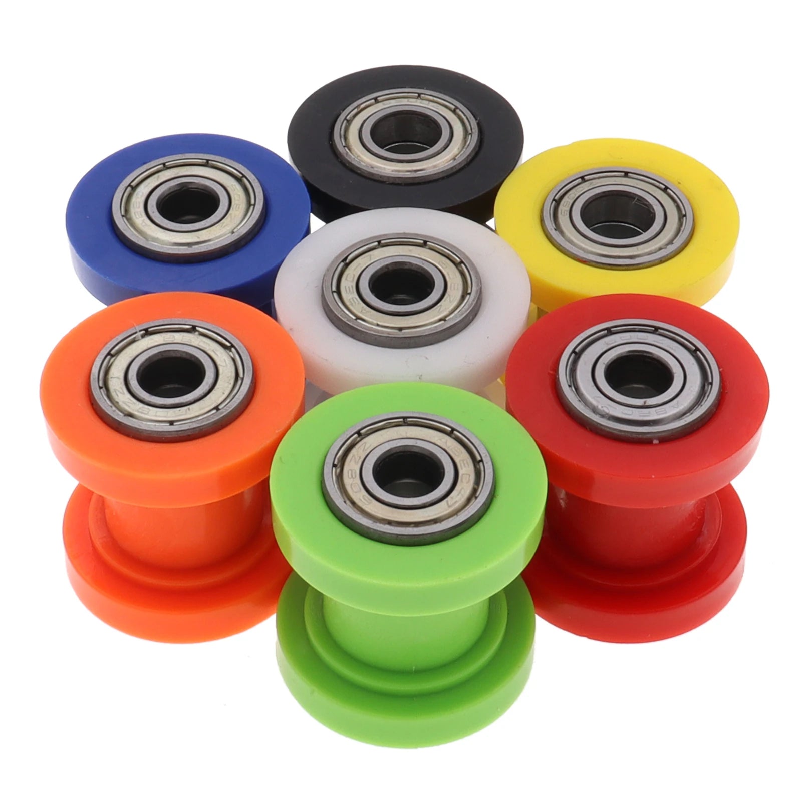 New 10mm/8mm Concave Chain Roller Pulley Tensioner Wheel Guide for Motorized Pit Bike Motorcycle