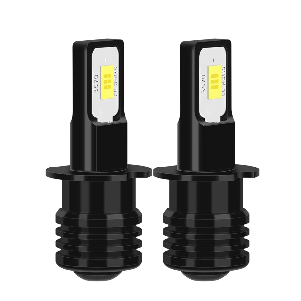For Lexus GX470 2003-2009 2PCS H3 15000LM LED Fog Light Bulbs Bright White 6000K Auto Driving Running Lamps
