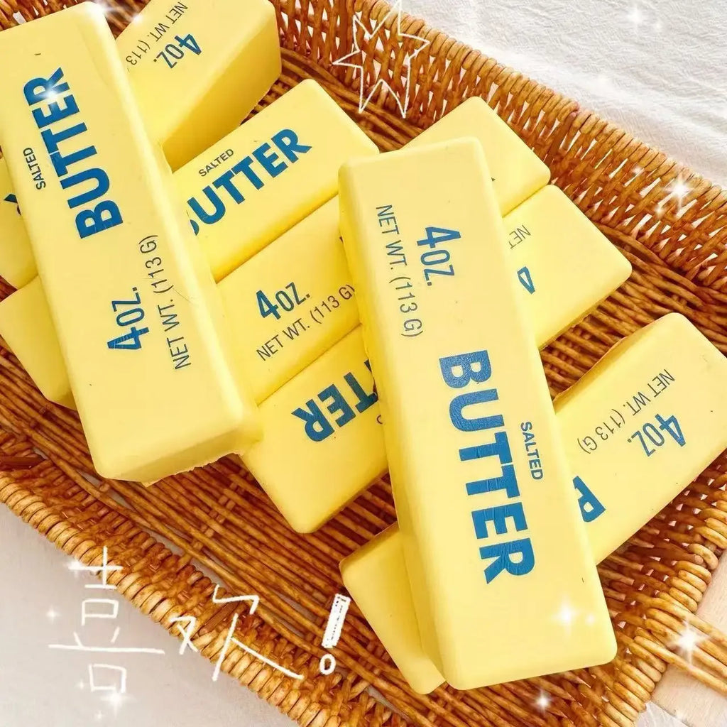 Rainbow Butter Stick Fidget Toys Squishy Elastic Cheese Stick  Funny Decompression Stress Anxiety Relief Game Squeeze Prank Toy