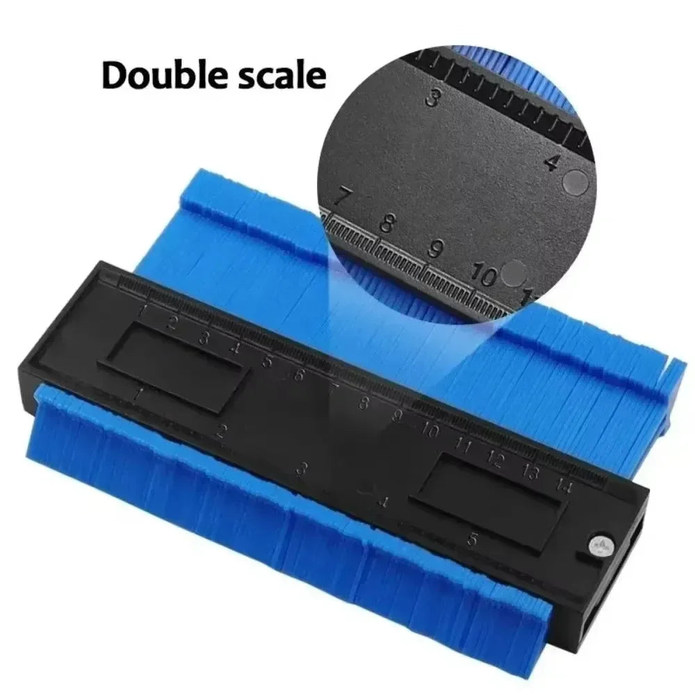 Plastic Profile Copy Gauge Contour Gauge Duplicator Tiles Wood Marking Tool Tiling Laminate Tool Floor Measuring Tool