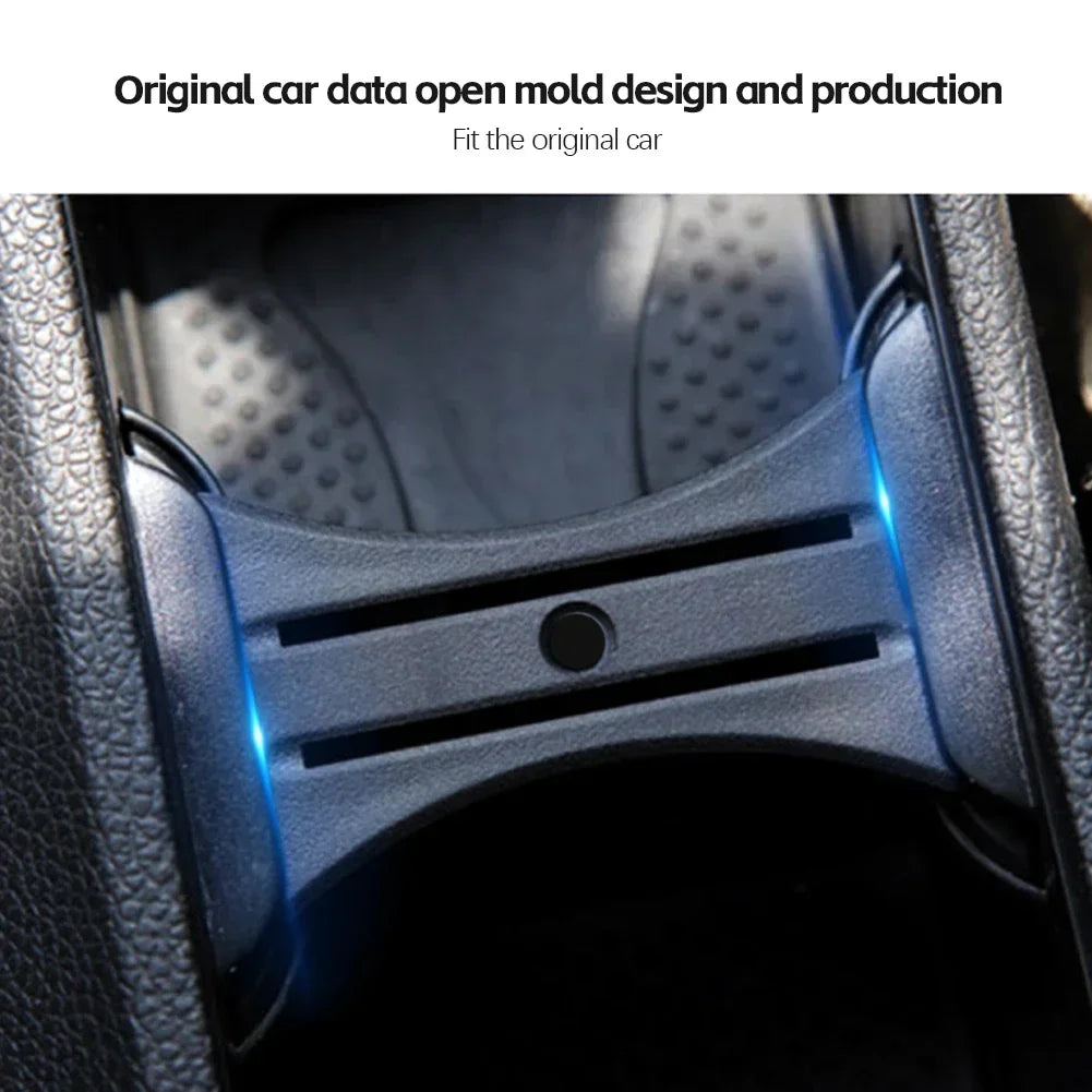 Car Water Cup Holder Limit Card Insert Coin Slot Center Console Panel For Volkswagen MK6 Golf 7/7.5 VW MK6 GTI R20 2008-2012