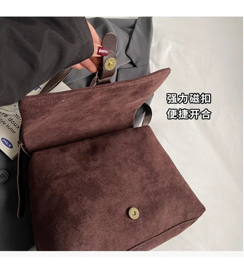 Women's Large Capacity Flap Shoulder Tote Bag, Suitable for Office Work Daily Commute Casual Shopping Travel and School Use