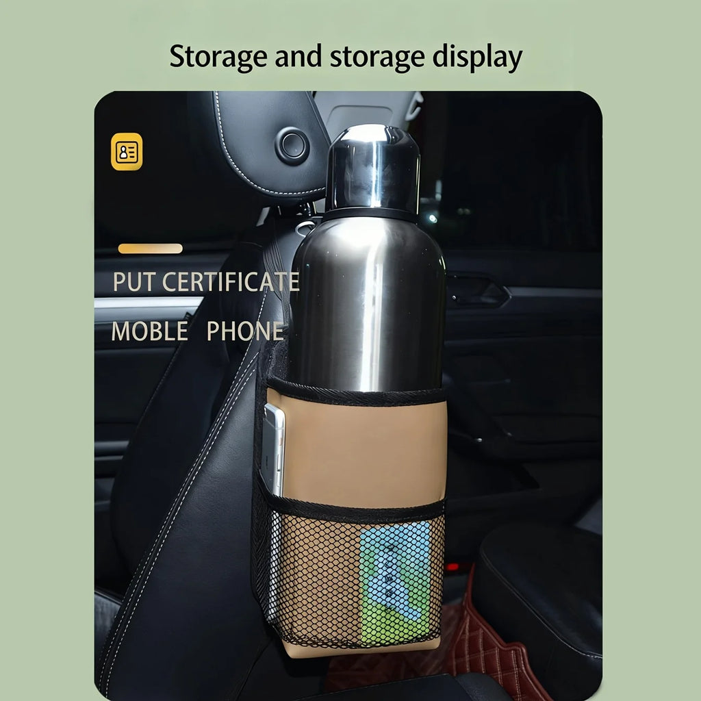 Front Seat Edge-Mounted Car Cup Holder