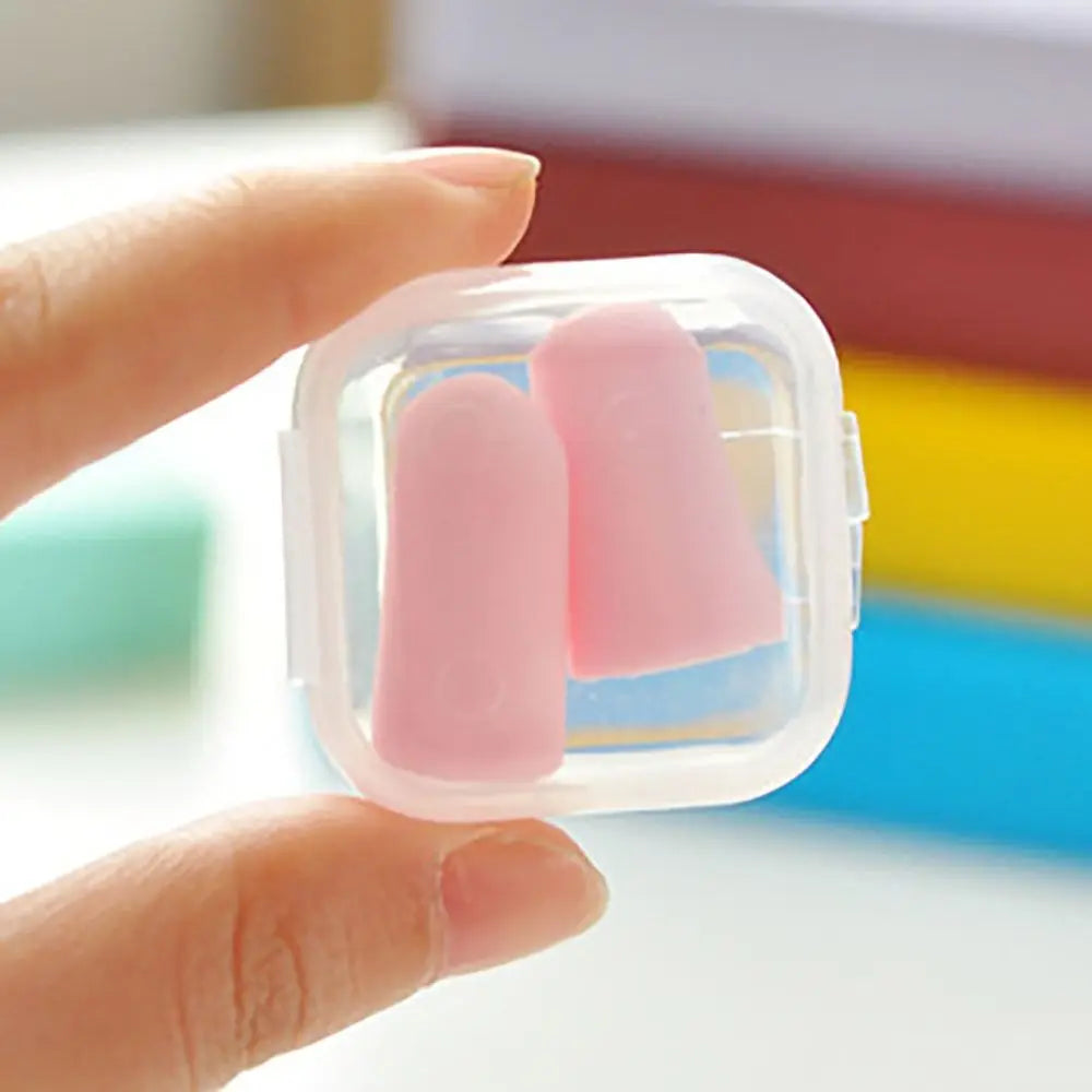 1 Pair Soft Noise Reduction Anti-noise Earplugs Soundproof Sound Insulation Ear Plugs Foam Waterproof Sleeping Earplugs Sleep