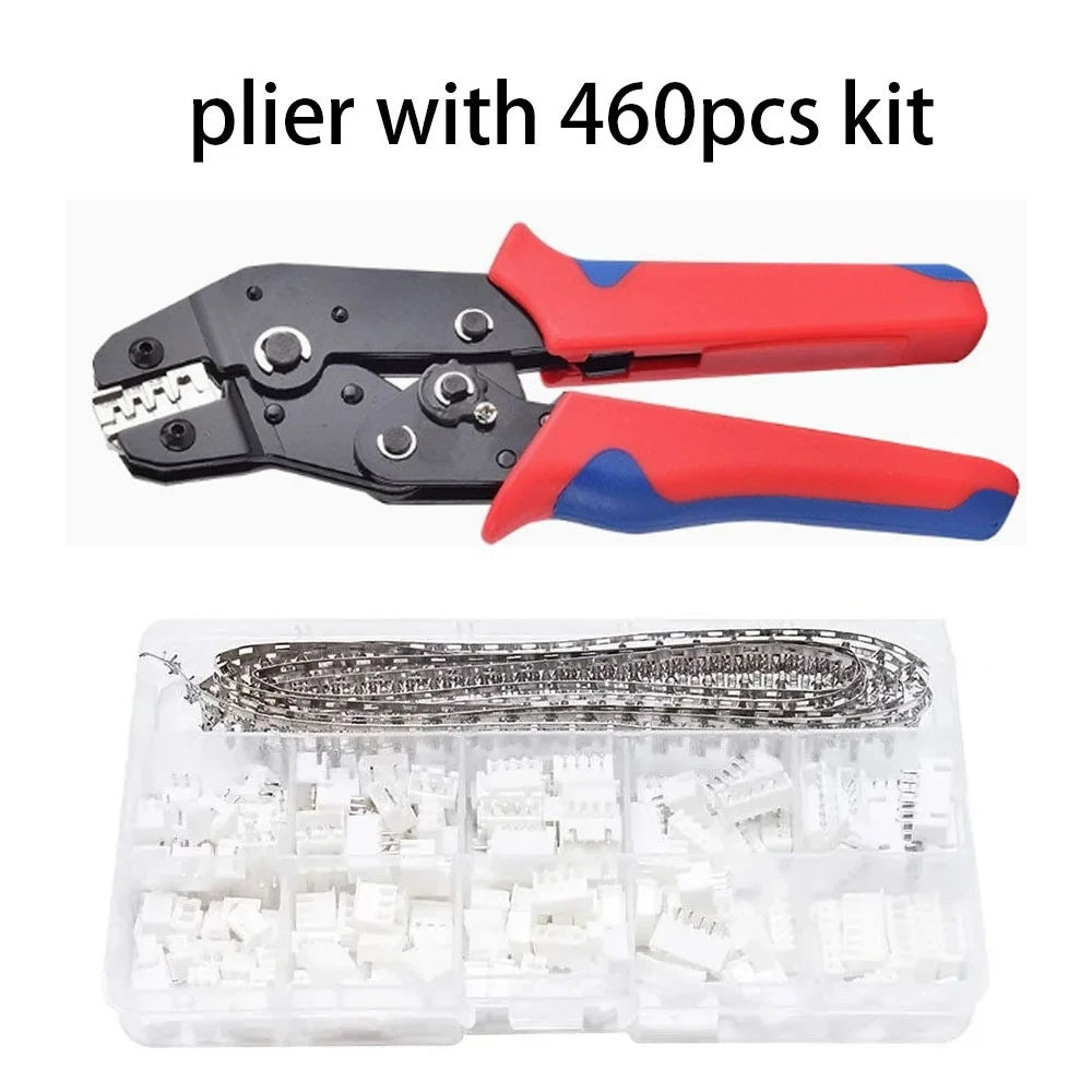460/1550PCS Micro JST-XH Dupont Wire Connector Kit 2.54mm 2/3/4/5/6Pin Male/Female Pin Header Cable Jumper Housing Adapter