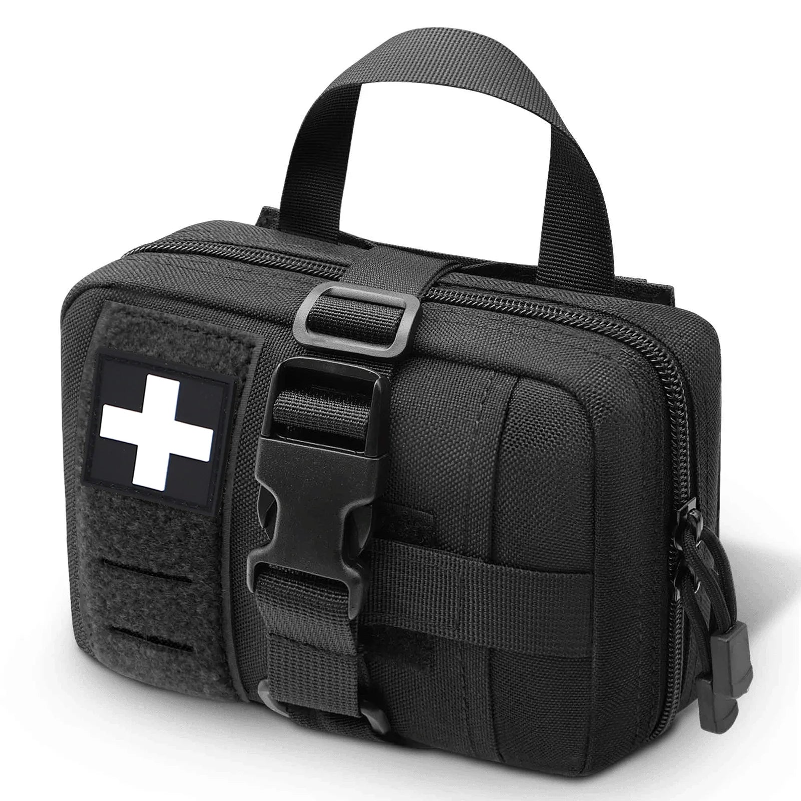 Upgrade Molle Rip Away Ifak Pouch, Tactical Small Belt First Aid Pouch Medical Utility EMT Pouch Only