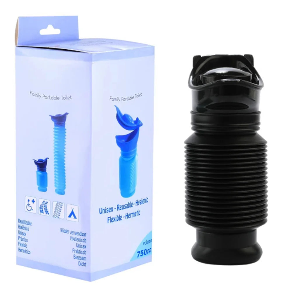 Outdoor portable car urinal telescopic squat free travel camping hiking emergency urinal outdoor emergency product
