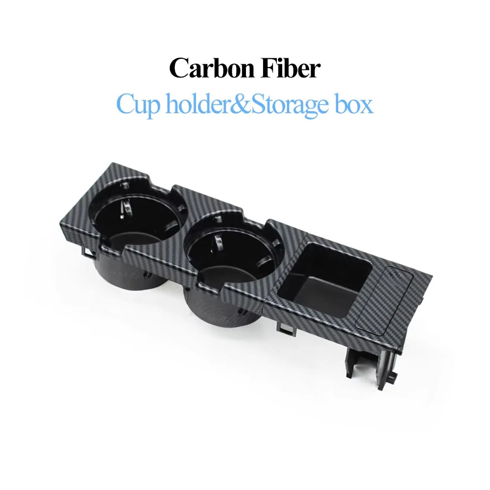 Car Front Center Console Drink Water Cup Holder Storage Tray Box For BMW 3 Series E46 1998-2006 323i 318i 320i 51168217953