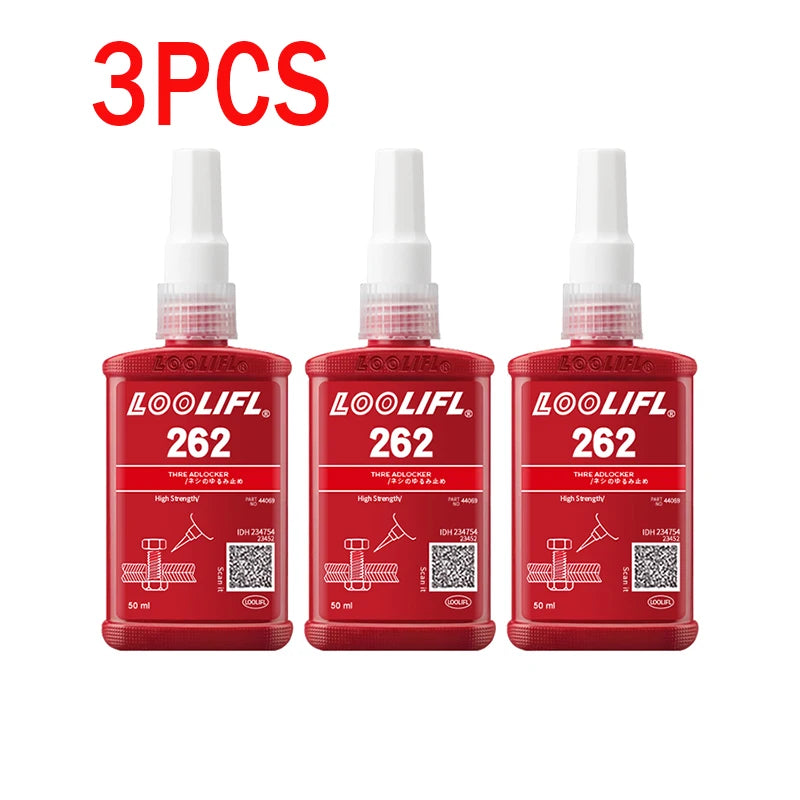 Loctite 262 Screw Lock Threadlocker Quickly Cured Thread Locking Agent Anaerobic Adhesive Corrosion-Resistant Anti-LooseningGlue