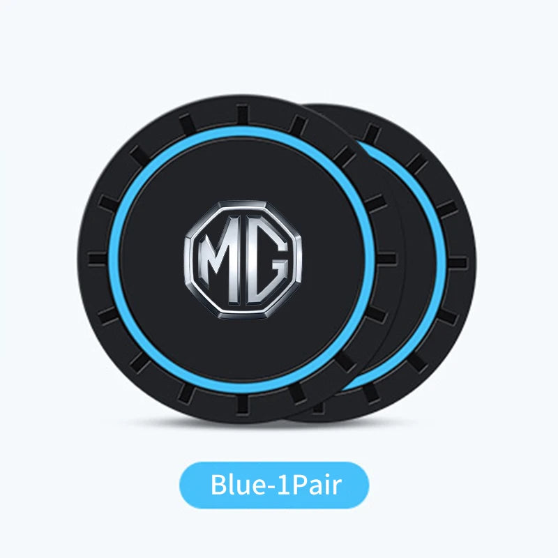 Silicone Car Coaster Mute Pad Mug Drinks Non-Slip Mat Accessories For Morris Garages MG 3 5 6 7 HS ZS GS Hector TF GT ZR RX5 RX8
