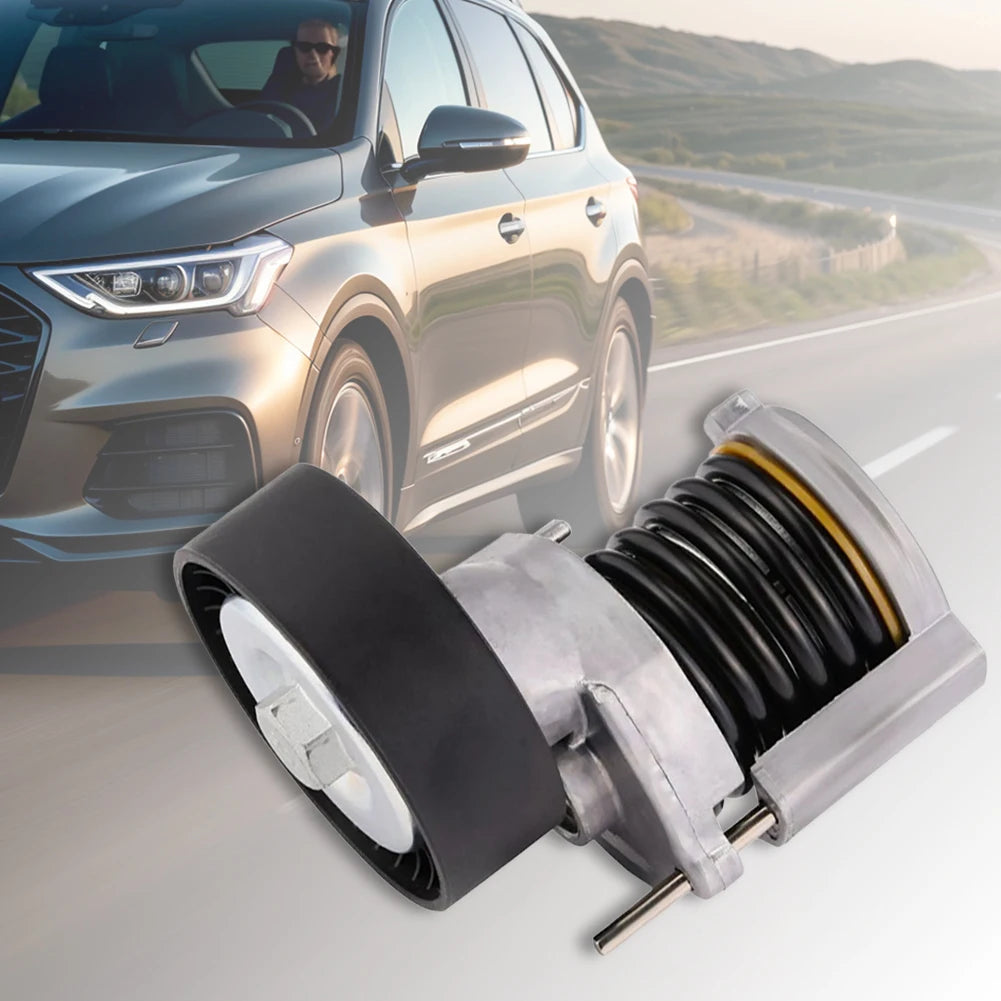 Drive Belt Tensioner Pulley 03L145276 Engine Belt Tensioner Engine Belt Tensioner Transition Wheel for AUDI A3 A4 A6 1.6 1.9 2.0