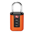 Cabinet Locker Security Tool Contrast Color Padlock TSA Customs Code Lock Luggage Password Lock 3 Digit Combination Lock
