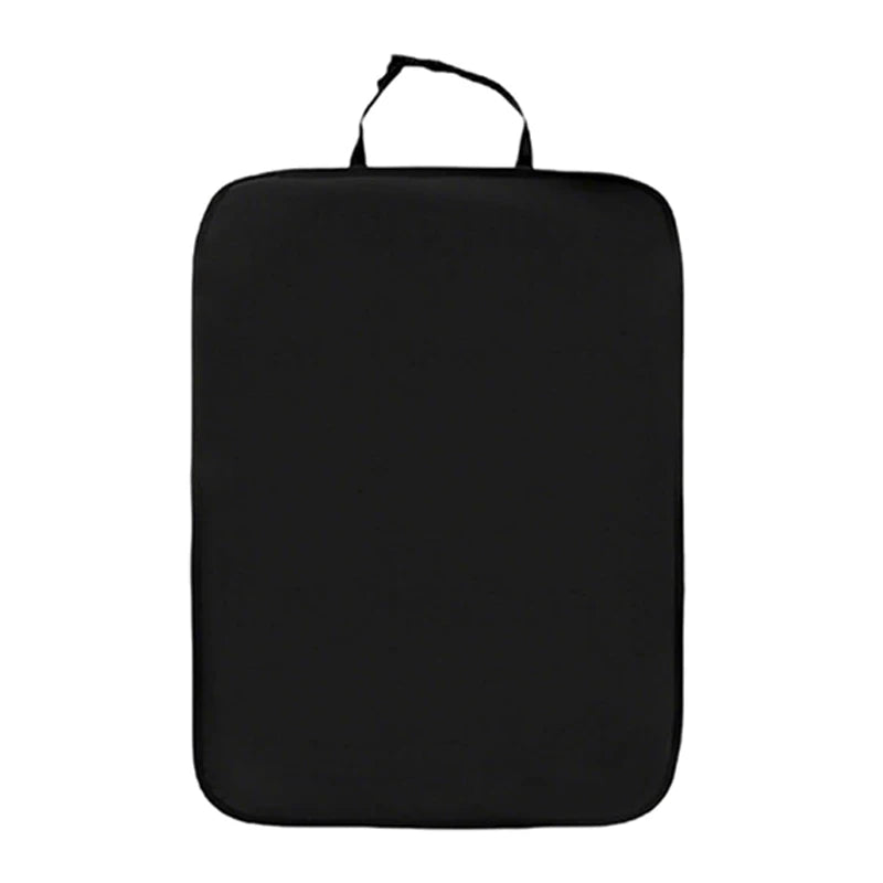 Car Seat Back Anti-Kick Pad with Storage Pocket, Universal Auto Seat Back Cover Protector
