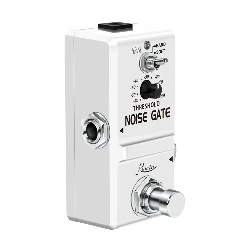 Rowin Super Tiny Pedal Noise Gate Effects Noise Reduction Noise filter Suppressor Noisegate NS-3 For PedalBoard Electric Bass