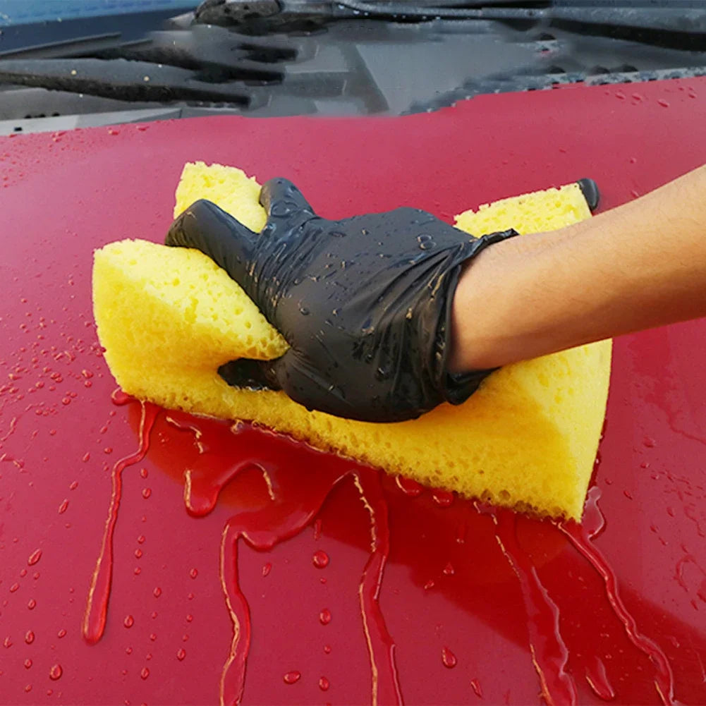 Huge Waxing Car Wash Sponge Wipe Car Sponge Block Car Cleaning Beauty Supplies Car Motorcycle Wash Sponge Yellow
