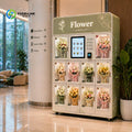 Customized Automatic Self Service Innovative Vending Machine Elegant Design Fresh Flower Vending Machine With Cooler