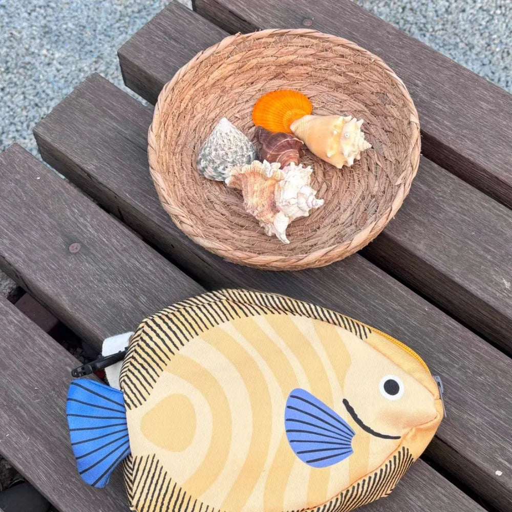 Unique Fish-Shaped Waist Bag, Outdoor Crossbody Bag, Large Capacity Casual Storage Bag, Camping Hiking Outdoor Leisure Small Backpack, Gift