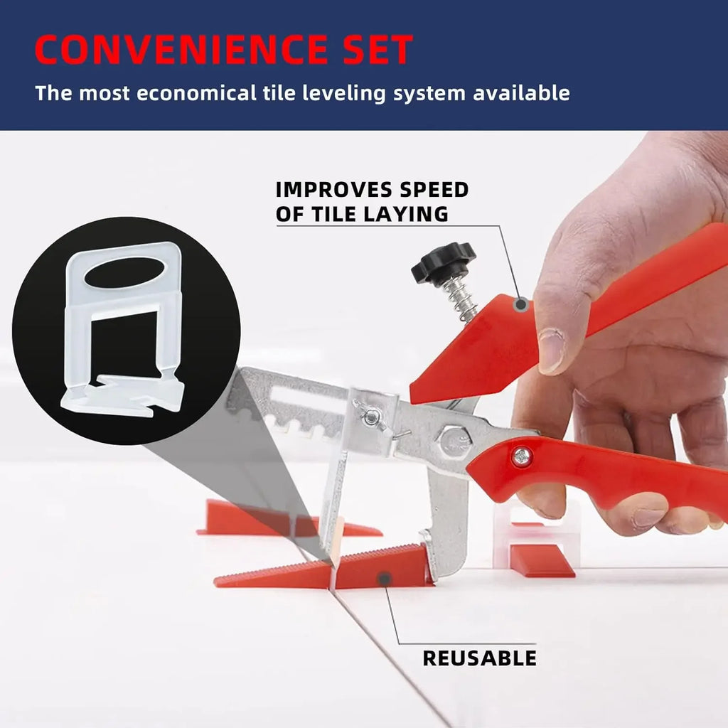 1/2/4Pcs Professional Tile Leveler System Pliers For Tile Leveling Hand Leveler Set for Ceramic Tile Laying Clips Wedges Tools