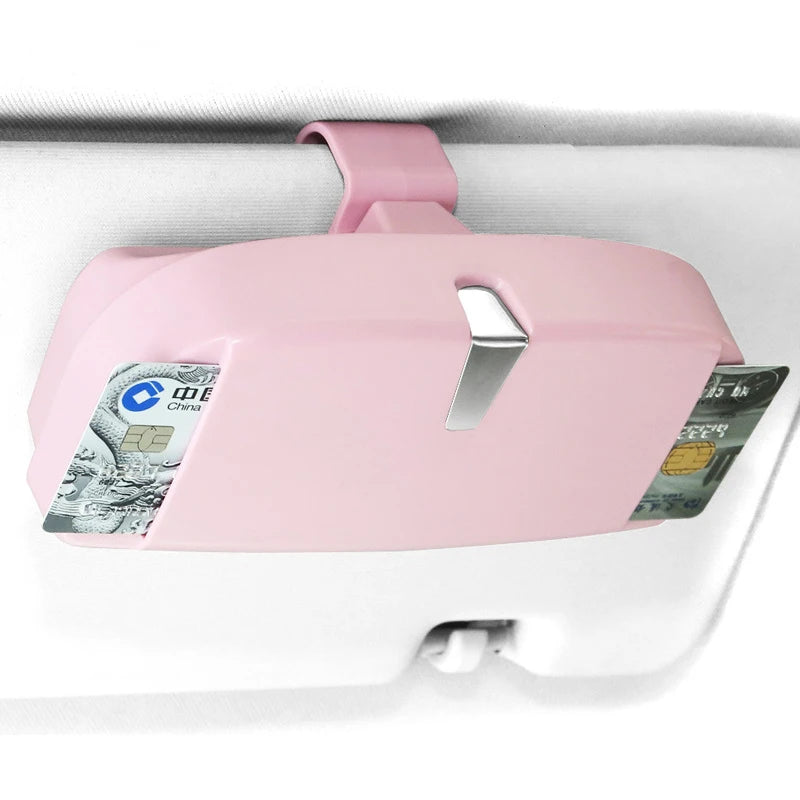 Universal Car Glasses Box Storage Holder Sunglasses Case Mount Auto Interior Accessories Visor Clip for BMW VW Mercedes Benz
