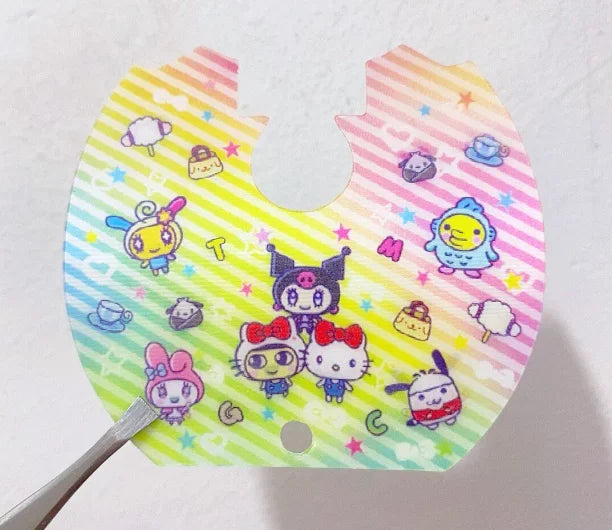 IN STOCK Cannot Be Past Dynamic Lenticular Tamagotchi Paradise Cartoon Characters Diy Handmade Panel Paper And Backboard Paper