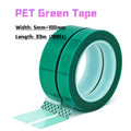 Peijian Pet Green Tape High Temperature Heat Resistant Tape 33m ( For Sublimation Heat Transfer And Diy Craft Applications